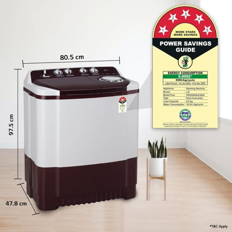 LG 8.5 KG 5star semi Automatic Top LOad Washing Machine_2