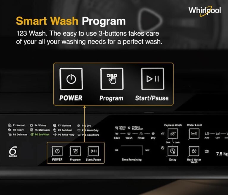 Whirlpool 7.5 KG magic Clean 5 Star Fully Automatic Washing Machine_10