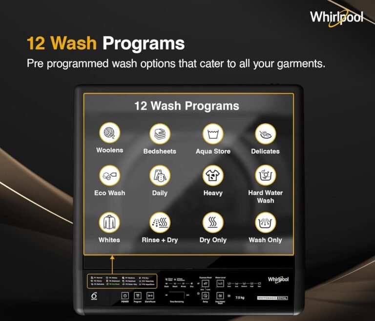 Whirlpool 7.5 KG magic Clean 5 Star Fully Automatic Washing Machine_8